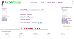 Desktop Screenshot of lexilogos.com