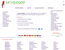 Tablet Screenshot of lexilogos.com